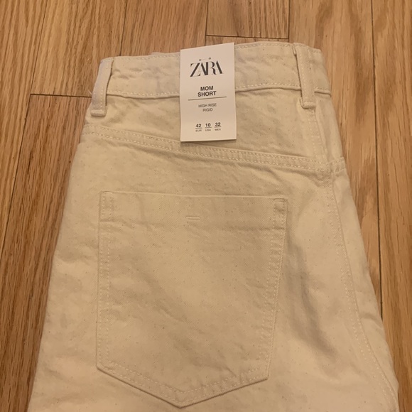 Zara mom fit denim shorts - BNWT - Picture 4 of 4